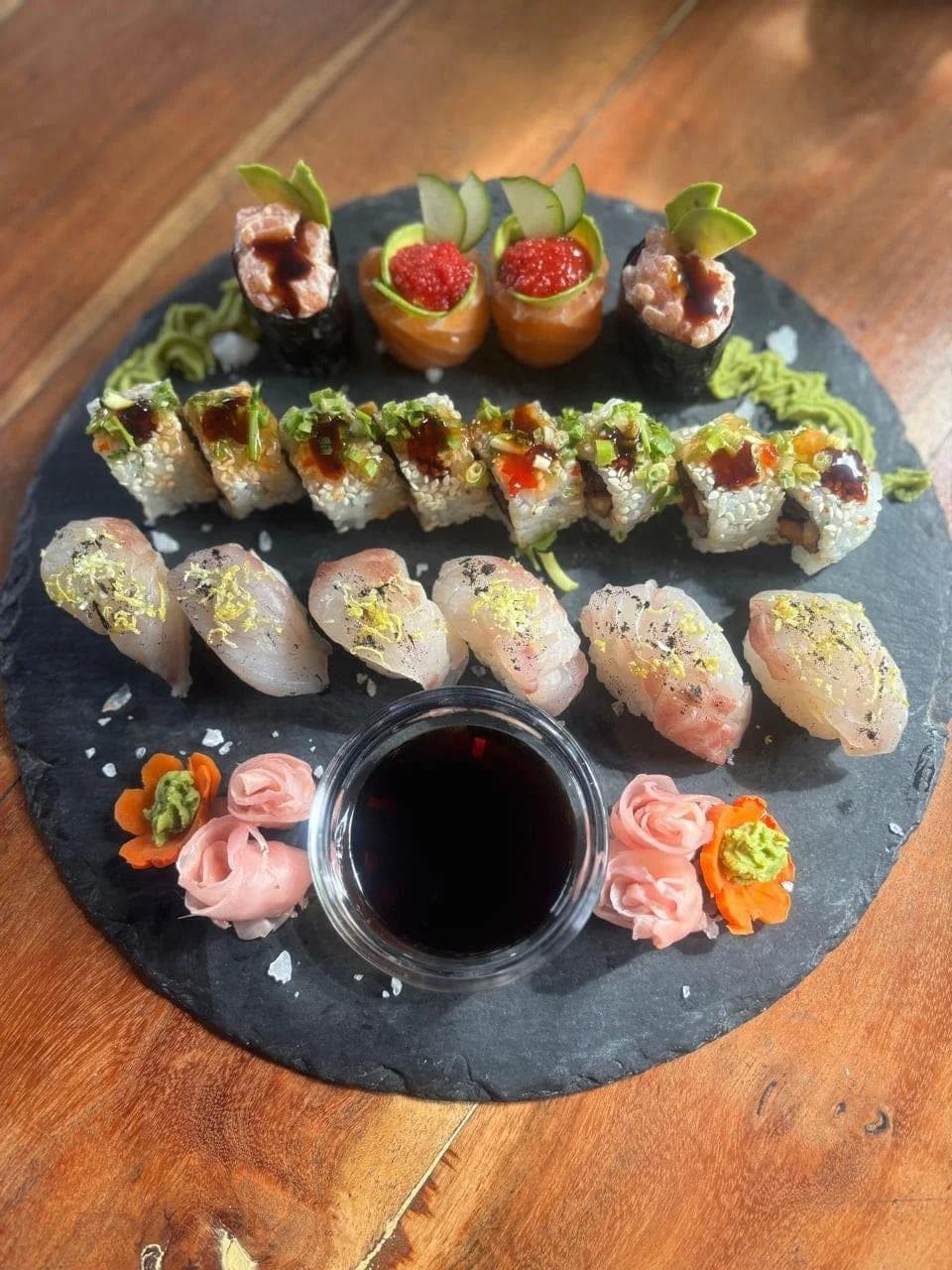 Plateau de sushis à emporter du Poivrier
